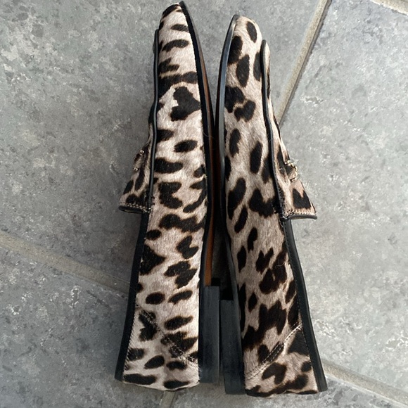Sam Edelman Loraine Leopard Print Calf Hair Loafers Womens Size 9m - Picture 4 of 6